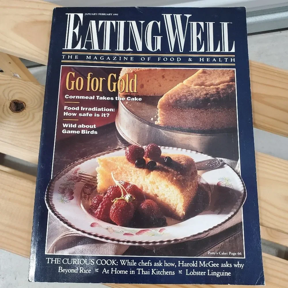 Eating Well Vintage Magazine of Food & Health Cookbook 1992 & 1993 Recipe Books